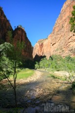 Riverside walk toward Narrows