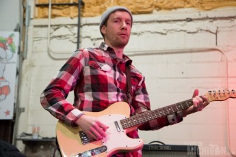 Ben with Tele action with Almanack