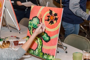 Beers and Brushes - Dark Horse - 2015-43