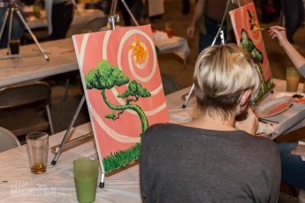 Beers and Brushes - Dark Horse - 2015-50