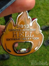Very cool bottle opener medal at Dance With Dirt