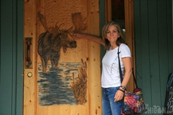 Brenda was so happy to finally see a moose!