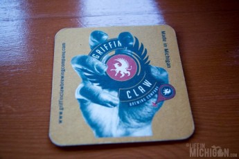 Griffin Claw Brewing coaster