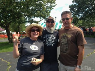 New friends at the Michigan Summer Beer fest