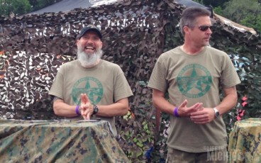 Chuck and Jeff having a ball pour beers!