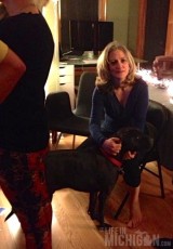 New Years Eve 2012, Brenda Sodt Foster with Charlie the dog
