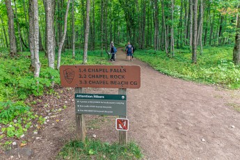 Pictured Rocks - Chapel Falls to Mosquito Falls hike