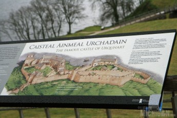 Urquhart Castle - artist rendition