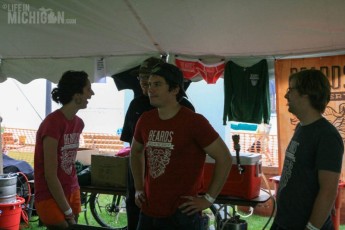 Beards crew having some fun