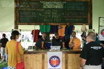 Rockford Brewing crew having fun