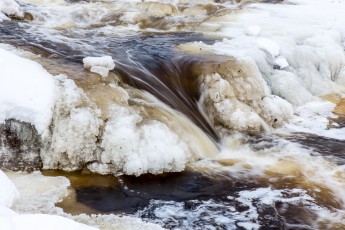 Yellow Dog River Snowshoe - U.P. Winter - 2014 -9