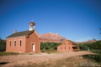 Grafton school and house