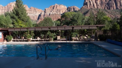 Excellent pool at Cliffrose Lodge in Springdale, Utah