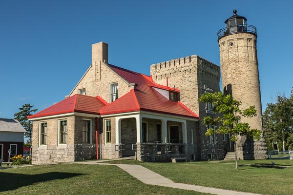 Inside the Old Mackinac Point Lighthouse