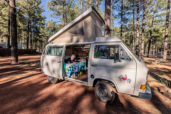 Our Westfalia Camper is a Diva