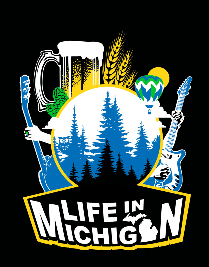 Life In MIchigan t-shirt design by Jeremy Wheeler