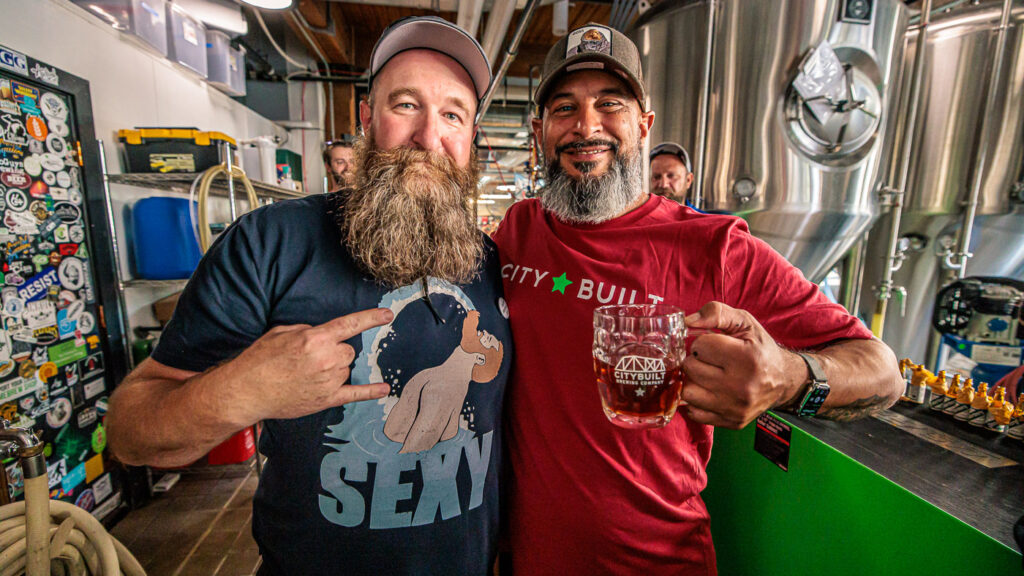 Jay Green and Ed Collazo - Oktoberfest at City Built Brewing in Grand Rapids